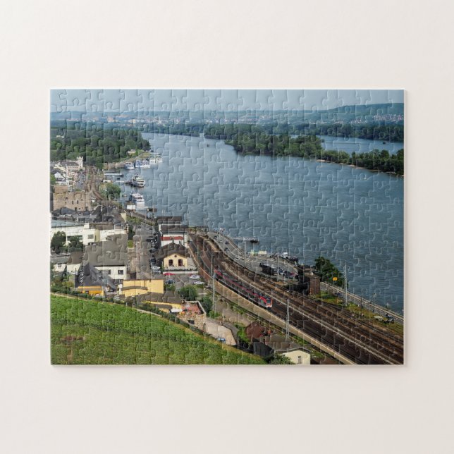 Puzzle Personenzug en Rüdesheim am Rhein (Horizontal)