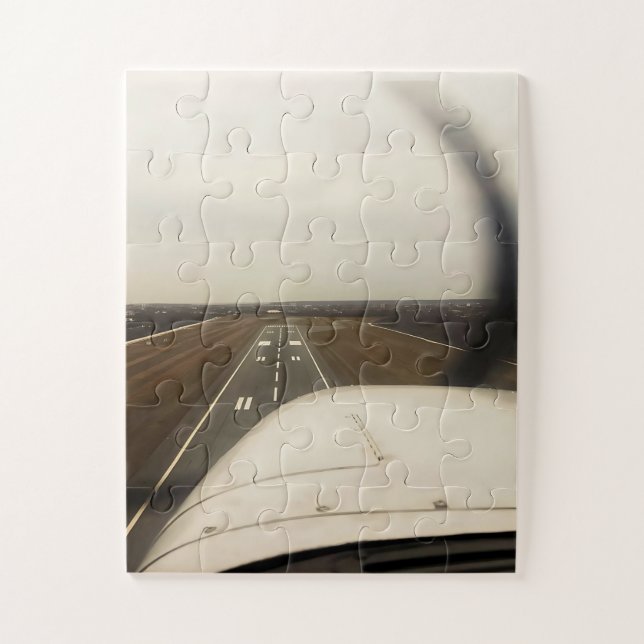 Puzzle Perspectiva del piloto: despido de Cockpit Cessna  (Vertical)