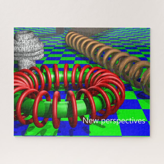 Puzzle Perspectiva geométrica Art Optical Illusion Guay (Horizontal)