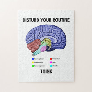 Puzzle Perturbe su rutina piensan (la anatomía del