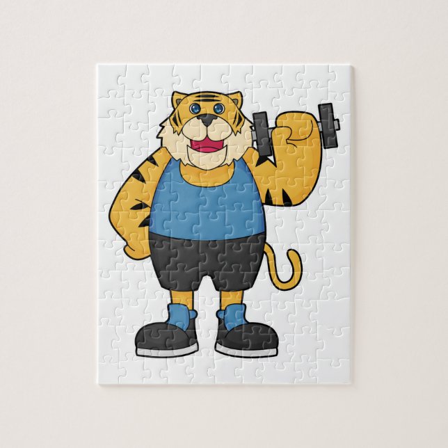 Puzzle Pesa de Fitness Tiger (Vertical)