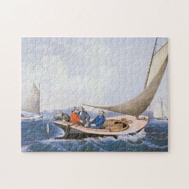 Puzzle Pesca con cebo de cuchara con cebo de cuchara para (Horizontal)