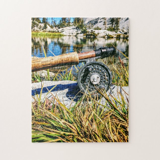 Puzzle Pesca de mosca en la sierra (Vertical)