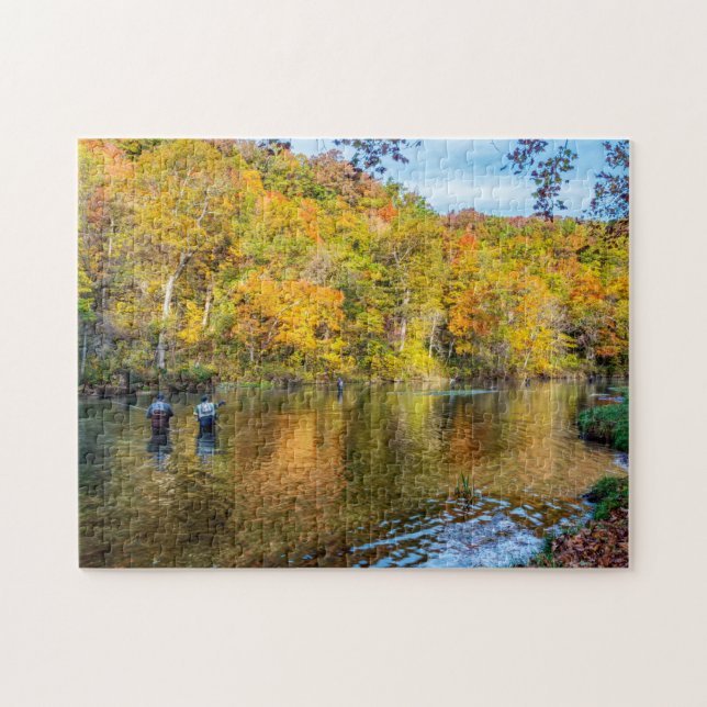 Puzzle Pesca de otoño de Bennett Spring (Horizontal)