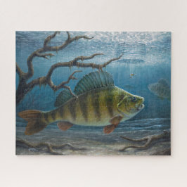 Puzzle Pesca de perca en el hielo