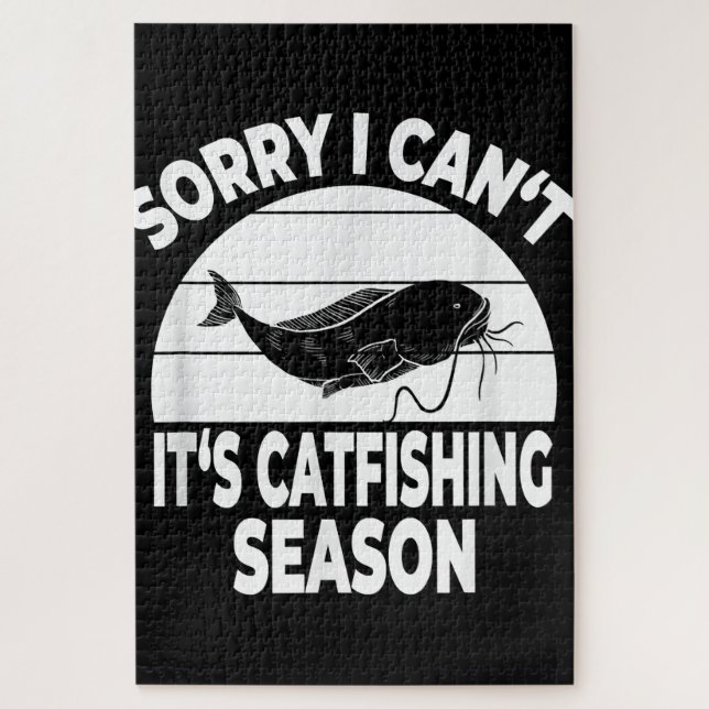 Puzzle Pesca de pescado silvestre, no puedo pescar (Vertical)