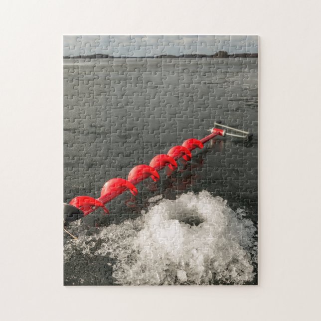 Puzzle Pesca del hielo (Vertical)