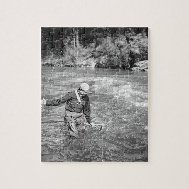 Puzzle Pesca del hombre (Vertical)