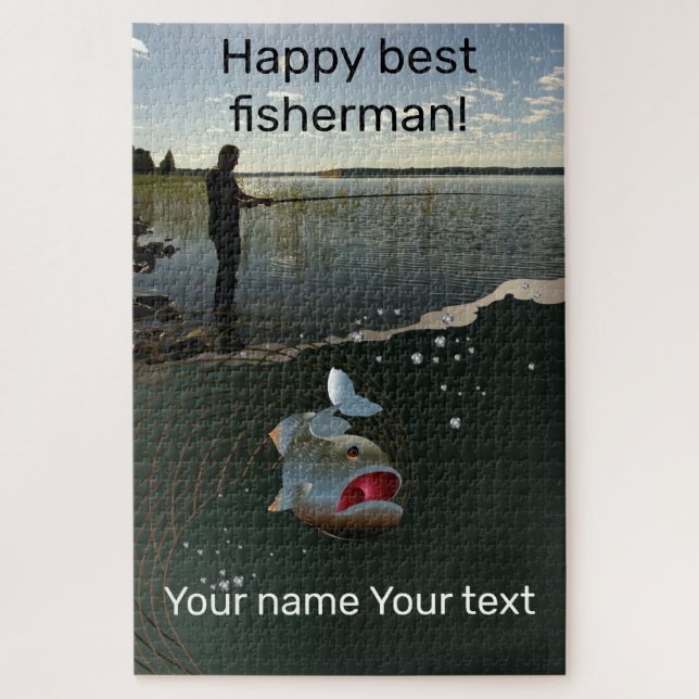 Puzzle Pesca feliz (Vertical)