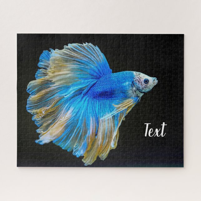 Puzzle Pescado azul Betta (Horizontal)
