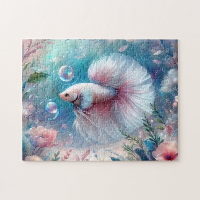Puzzle Pescado Betta Rosa (Horizontal)