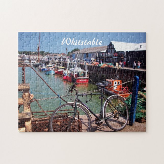 Puzzle Pescado de origen Picturesco Whitstable Kent Reino (Horizontal)