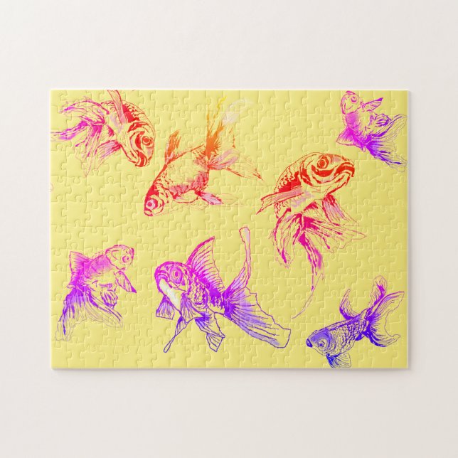 Puzzle Pescado de oro (Horizontal)