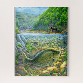 Puzzle Pescado del río Montaña