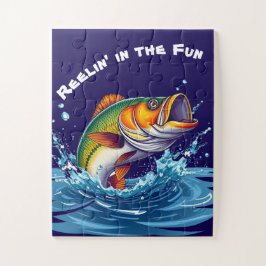 Puzzle Pescado fuera de Water-Reelin en la diversión