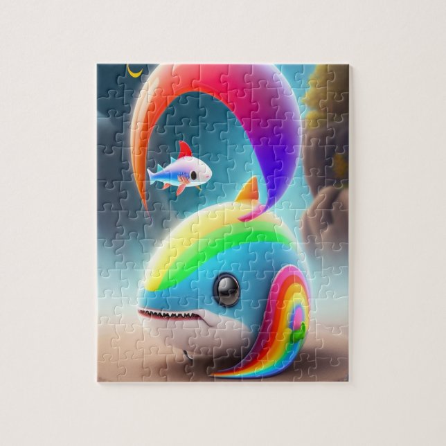 Puzzle Pescado Pequeño Y Colorido (Vertical)