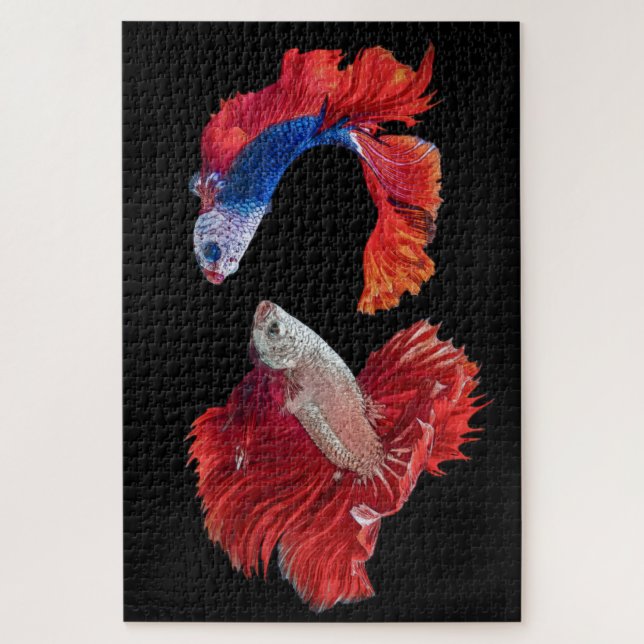 Puzzle Pescado Siamés de lucha (Vertical)