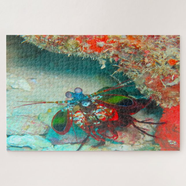 Puzzle Pescado tropical (Horizontal)