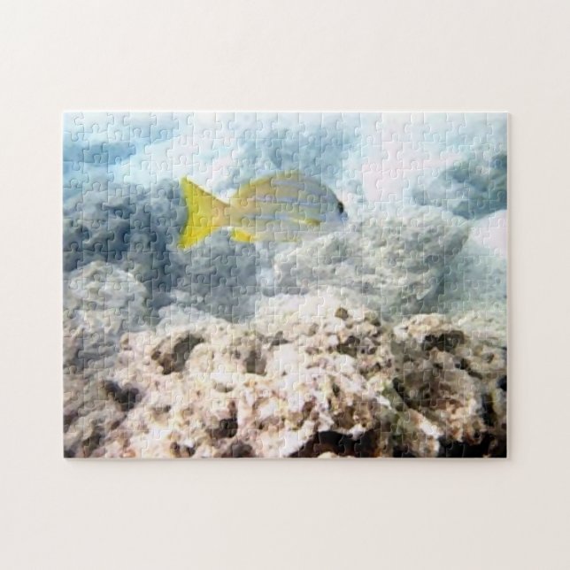 Puzzle Pescado tropical (Horizontal)