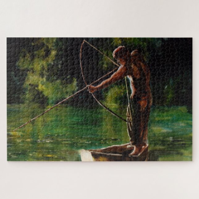 Puzzle pescador acuarela (Horizontal)