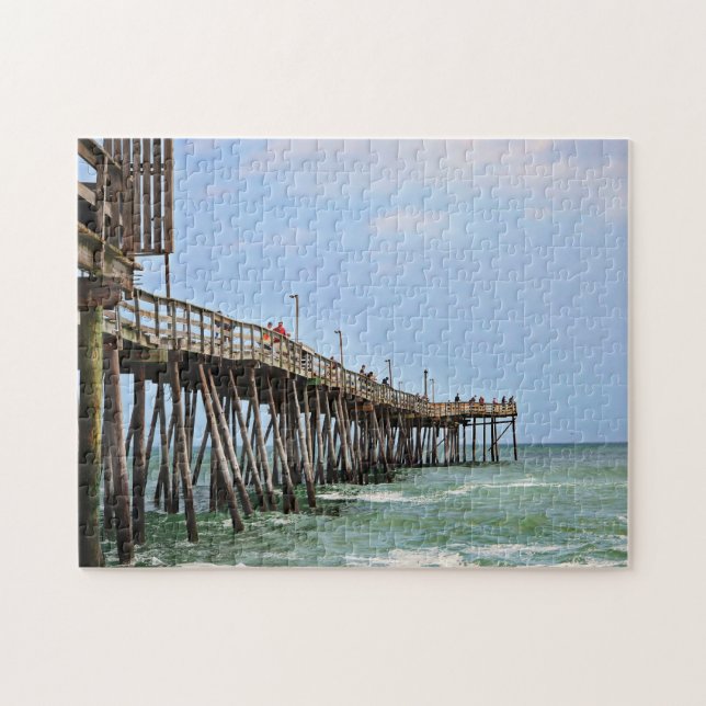 Puzzle Pescador pesquero por Shirley Taylor (Horizontal)