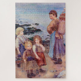 Puzzle Pescadores de mejillones por pintura impresionista
