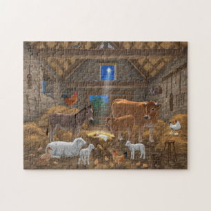 Puzzle Pesebre de Jesús Niño Noche Santa Navidad Nativida