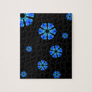 Puzzle Petales azules