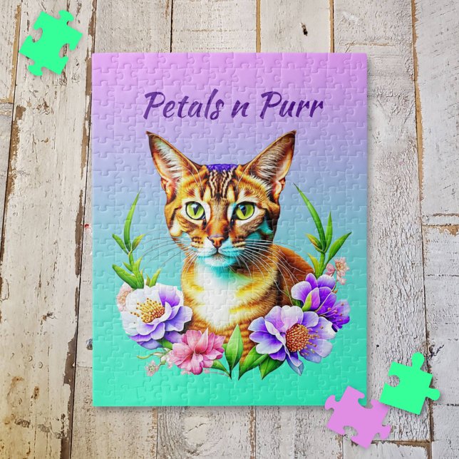Puzzle Pétalos y flores de gato y Bonito puros (Subido por el creador)