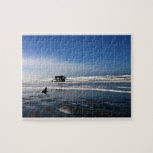 Puzzle Peter Iredale Shipwreck, costa de Oregón (Horizontal)
