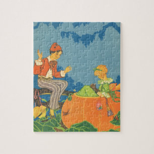 Puzzle Peter Peter Comedor de Calabazas, Rima Infantil Vi