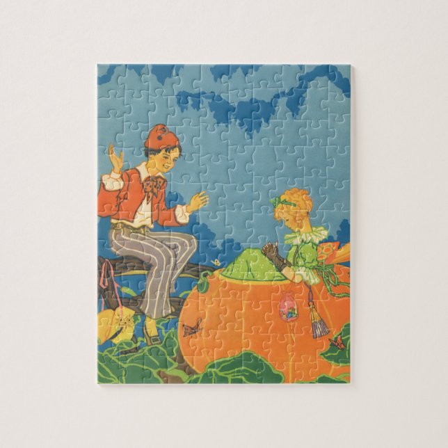 Puzzle Peter Peter Comedor de Calabazas, Rima Infantil Vi (Vertical)