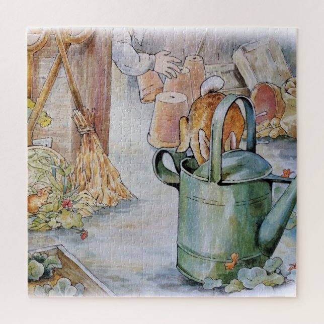 Puzzle Peter saltando en una lata de agua (Vertical)