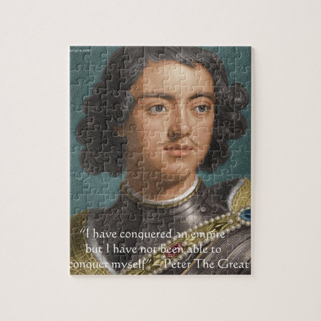 Puzzle Peter The Great "Conquer Myself" Cita Regalos & Te (Vertical)