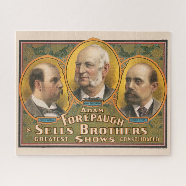Puzzle Peter Vende, Adam Forepaugh Y Lewis Vende (Horizontal)