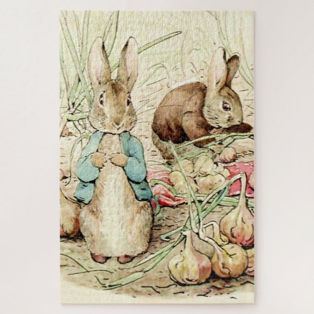 Puzzle Peter y Benjamin se unen por Beatrix Potter (Vertical)