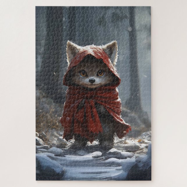 Puzzle Petit loup chaperon rouge  (Vertical)