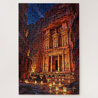 Puzzle Petra a la luz de las velas