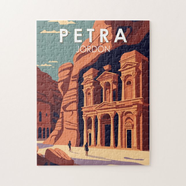 Puzzle Petra Jordan Viaje de Arte (Vertical)