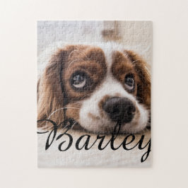 Puzzle Pet's Simple Modern Elegant Chic Name and Photo 