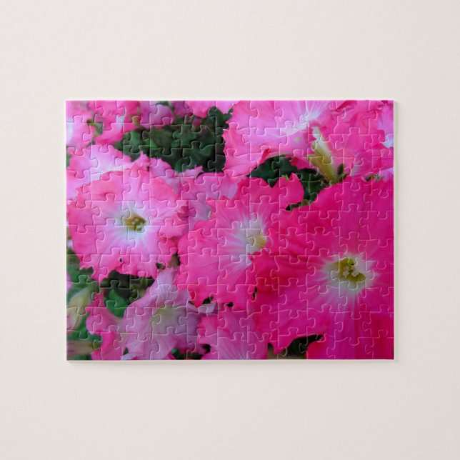 Puzzle Petunias rosadas (Horizontal)