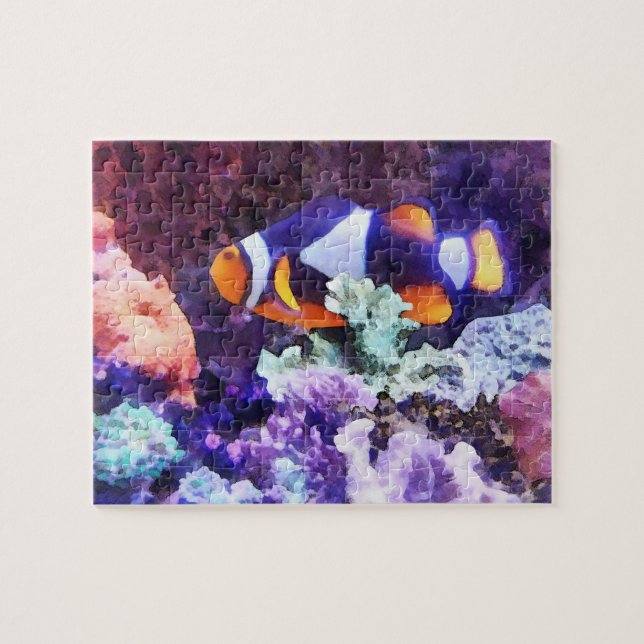 Puzzle Pez payaso y coral (Horizontal)