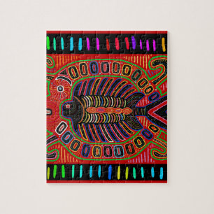 Puzzle Pez volador Mola indio Cuna