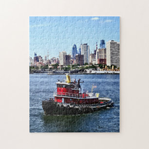 Puzzle Philadelphia PA - Tugboat por Philadelphia Skyline