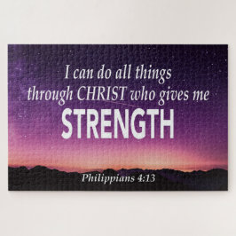 Puzzle PHILIPPIANS 4:13 Puedo Hacer Todas Las Cosas Jig C