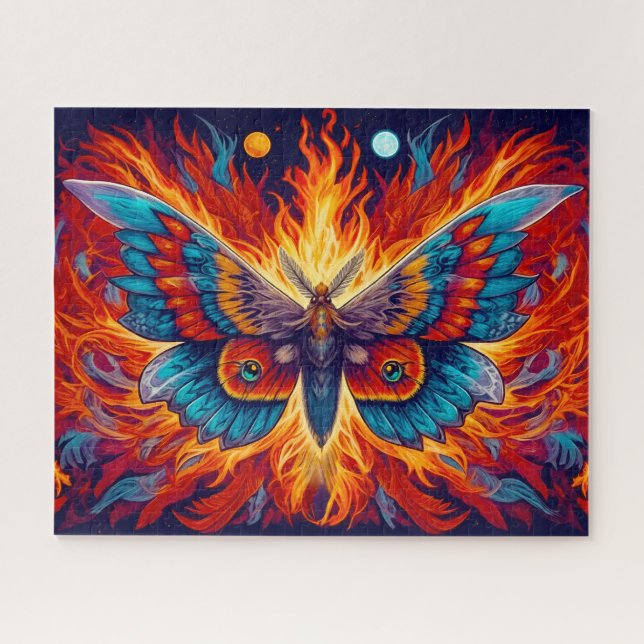 Puzzle Phoenix Moth (Horizontal)