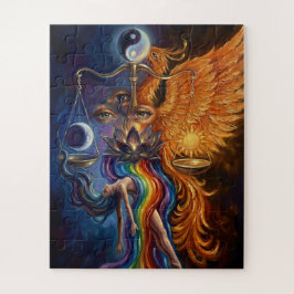 Puzzle “Phoenix Yin Yang Canvas –
