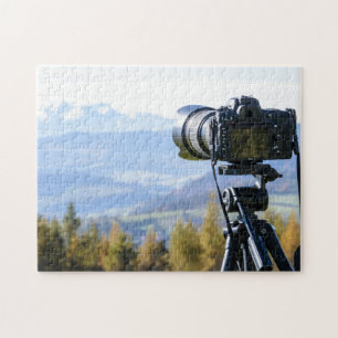 Puzzle Photography Camera Mountains Nature Landscape