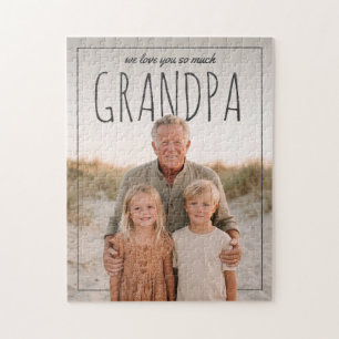 Puzzle PhotoPop Personalizado Te Amamos Tanto Abuelo
