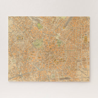 Puzzle Pianta di Milano - Mapa de Milán, Italia
